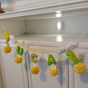 HANDMADE Name Banner Garland Handmade To Order